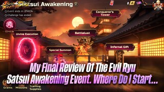 [SF: Duel] - Final Thoughts on Satsui Awakening Event. Hope this is the last time this happens
