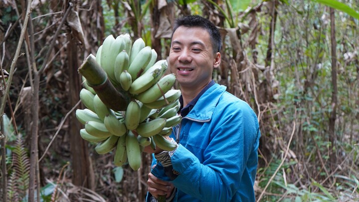 Hua Nong Brothers: Didn’t get any wild fruit? Then let’s chop down some banana trees and dig up some