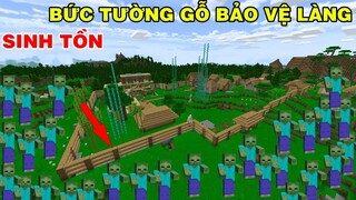 VHBOY THĂM LẠI THẾ GIỚI SINH TỒN 1.16 CŨ LÀNG ĐƯỢC BẢO VỆ BƠIT HÀNG RÀO GỖ || TRONG MINECRAFT