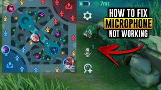 HOW TO FIX MICROPHONE NOT WORKING/TURNING ON | PROBLEM SOLVED! | Mobile Legends