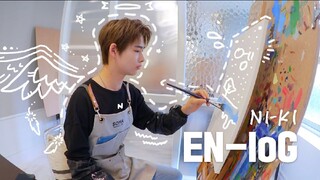 [EN-loG] 니키의 화가 포스 뿜뿜 브이로그 😎 NI-KI DAY - ENHYPEN (엔하이픈)