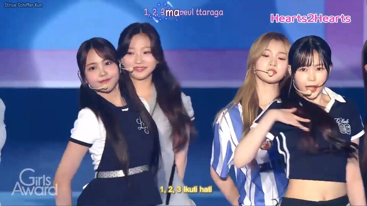 Rakuten Girls Award | Hearts2Hearts -Butterflies (Live Vocal) Sub Indo + Kara 1080P!