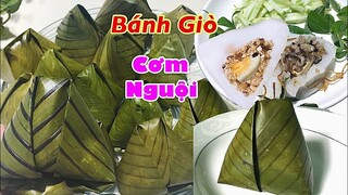 BÁNH GIÒ- Cách gói Bánh Giò Cơm Nguội cấp tốc Bánh mềm ngon và cách gói dễ dàng nhanh chóng nữa