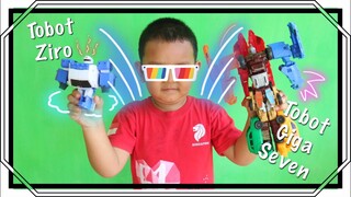 Agam Bermain Tobot Giga Seven dan Tobot Ziro - Toys