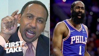 "Kyrie literally destroyed James Harden" - Stephen A. breaks down Nets' blowout win vs 76ers