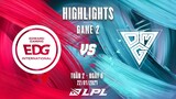 [Highlights] EDG vs. OMG - Game 2 | Tuần 2 Ngày 6 | LPL Mùa Xuân 2022