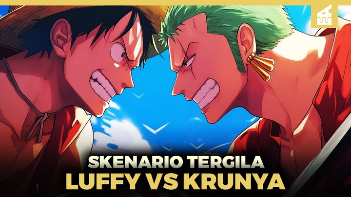 LUFFY TERLALU KUAT?! Inilah Jadinya Jika Luffy Melawan Semua Kru Topi Jerami