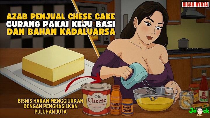 AZAB PENJUAL CHEESE CAKE CURANG PAKAI KEJU BASI DAN BAHAN KADALUARSA