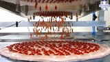 압도적인 규모! 간편하게 즐기는 고르곤졸라, 갈비피자 대량생산 현장 / korean food factory