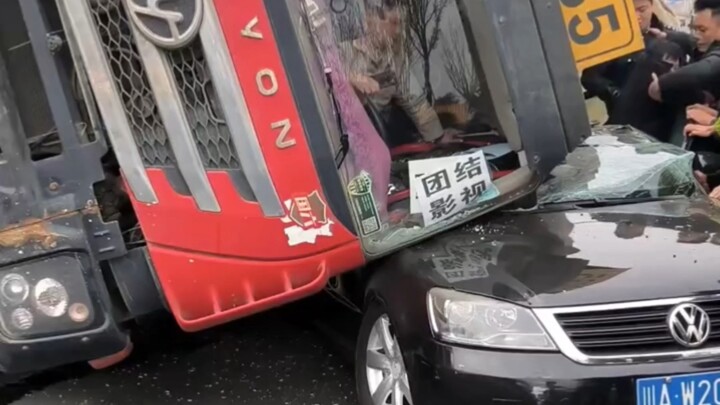 The car was crushed in an accident—never just declare it a total loss right away.
