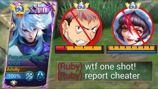 THIS NEW ARLOTT ONE SHOT BUILD WILL MAKE RUBY & YIN USELESS IN RANKED GAME!🔥 (arlott user try this)