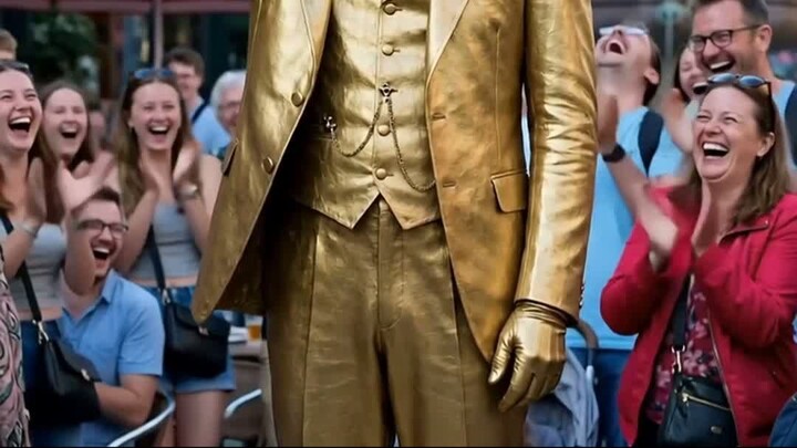 The Statue SNEEZED 🤧😂