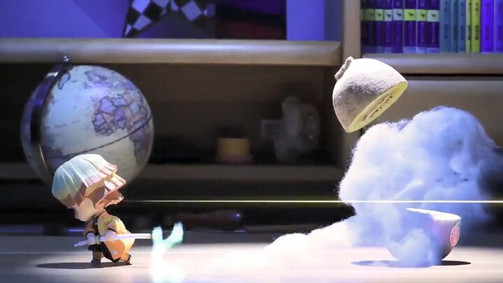 เซียว 𠩤 ผลงานใหม่ของเคนตะ "ดาบพิฆาตอสูร" สต็อปโมชั่นแอนิเมชั่น