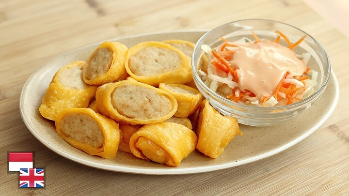 Luar Garing, Dalam Lembut! Resep EGG CHICKEN ROLL ALA HOKBEN