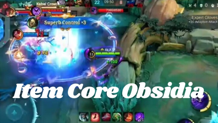Item Core Obsidia. Alur Nya Ginihh.