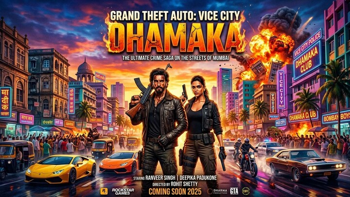 ESE GTA VI FOSSE UM FILME INDIANO?