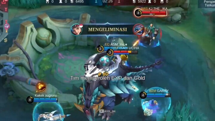 Momen lucu para Anomali rank epic -MLBB MEME EXE 😂