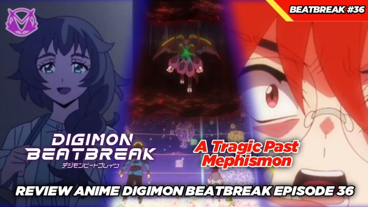Masa Lalu Tragis Kagemori Basudara! Mephismon! Review Anime Digimon Beatbreak Episode 36