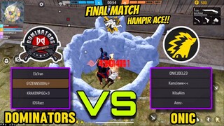 FINAL MATCH DOMINATORS VS ONIC ESPORTS!! GUA AUTO PAKE MODE 500hz🔥