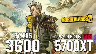 Borderlands 3 on Ryzen 5 3600 + RX 5700 XT 1080p, 1440p benchmarks!