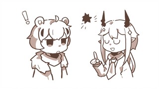 [Arknights up/handwritten] is a good kid who will go to the dining table to eat (Long Geyin