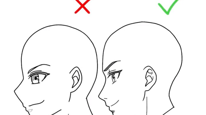 [Kawaiisensei] The Right Way to Draw a Profile Face