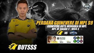 Perdana Guinevere di MPL S9 - Best Moments Guinevere Onic Butsss | MPL ID Season 9 Week 6