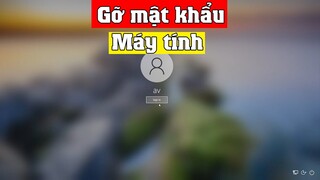 Hướng dẫn cách gõ bỏ mật khẩu máy tính laptop pc trên win 10 | Xóa password máy tính win 10