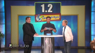 5 Second Rule With John Travolta And Host Paul And Ellen Degeneres