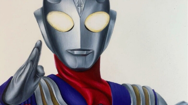 Hand drawn Ultraman Tiga