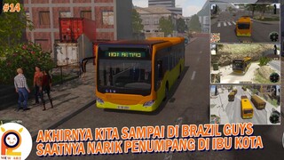 #14 Akhirnya Map Baru Brazil Guys,Kita Akan Cari Penumpang di Ibu Kota Ini - Bus Simulator Indonesia