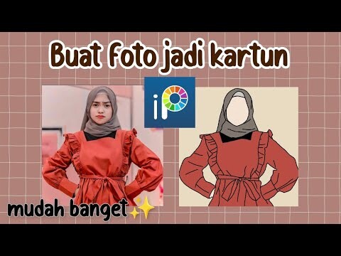 Buat foto jadi kartun || tutorial ibisPaint X pemula