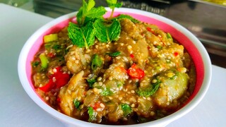 ซุปมะเขือเปราะใส่เนื้อปลาดุก เมนูบ้านๆอร่อยๆรสชาติเข้มข้น สไตล์ | ครัวบ้านๆ Channel