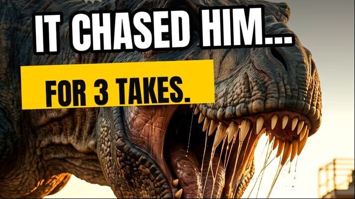 霸王龙追逐战，保险公司绝对不会批准🦖 #短裤 The T-Rex Chase No Insurance Company Would Ever Approve 🦖 #shorts