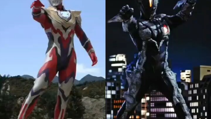 Special effects fantasy: New generation Ultraman VS old Heisei mid-term Boss
