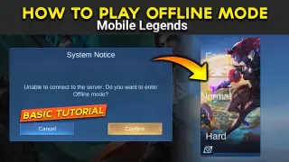 HOW TO PLAY OFFLINE MODE IN MOBILE LEGENDS | TUTORIAL