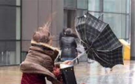 When it’s windy and rainy on the streets of the UK, but you still have to go to school.