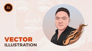 Vẽ illustrator - cách vẽ chân dung vector art với illustrator | BonArt