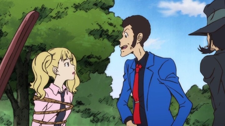 Lupin III accidentally saved a little loli