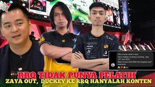 RRQ TIDAK PUNYA COACH, RRQ ZAYA HENGKANG DARI RRQ, Rumur DUCKEY ke RRQ Hanyalah Prank
