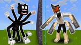 I Cheated in a MUTANT CARTOON CAT Mob Battle || Minecraft PE
