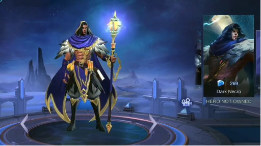 mobile legends but this man only have 1 skin