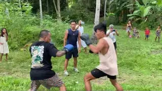 Boy Tapang Pinadugo ang ilong ni Boss Damm Tv - before Battle of Youtubers Fight