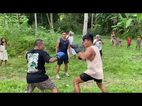 Boy Tapang Pinadugo ang ilong ni Boss Damm Tv - before Battle of Youtubers Fight