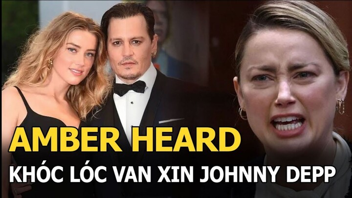 Amber Heard khóc lóc van xin Johnny Depp: “Đừng kiện tôi nữa”