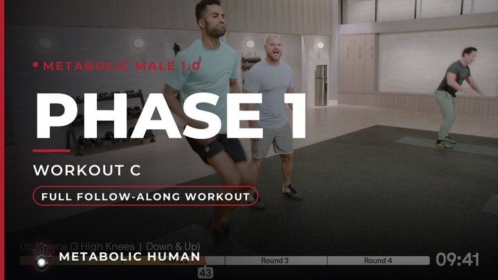 15-MIN Fat Burn Workout for Men 男士全身燃脂跟练 | Metabolic Male 1.0 - Phase 1 Workout C