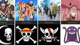 One Piece Pirate Crews and Their Flags