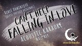 CANT HELP FALLING IN LOVE Renee Dominique (acoustic karaoke/Male Key