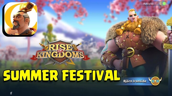 Rise of Kingdoms - SUMMER FESTIVAL FULL STORY BJORN IRONSIDE