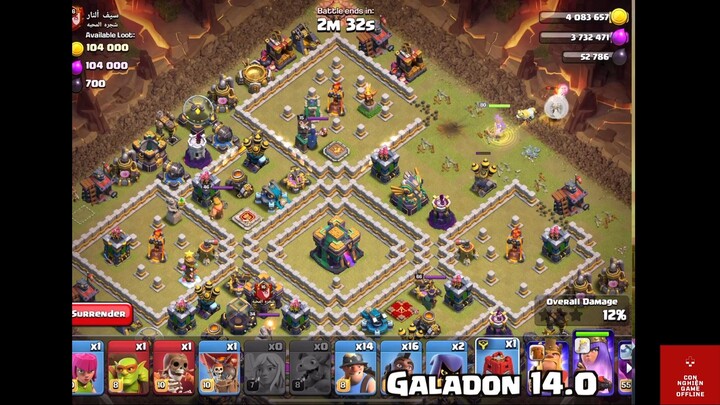 Giao lưu vài trận đánh thế kỉ với anh em - COC - Trận 2 #game